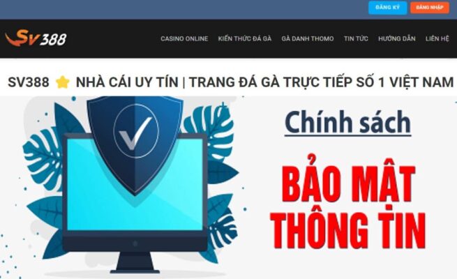 Chính sách bảo mật SV388